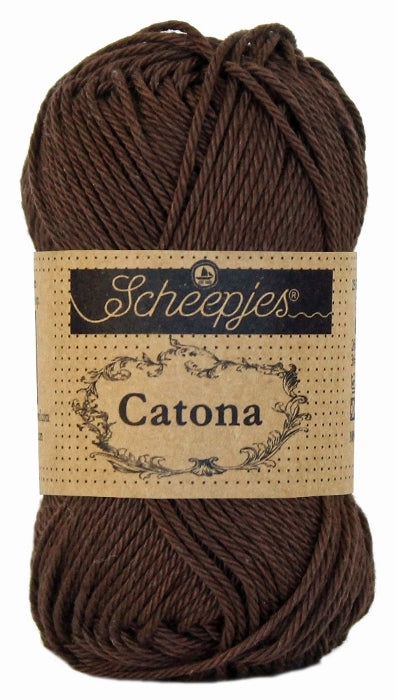 Scheepjes Catona Black Coffee 25g (162)