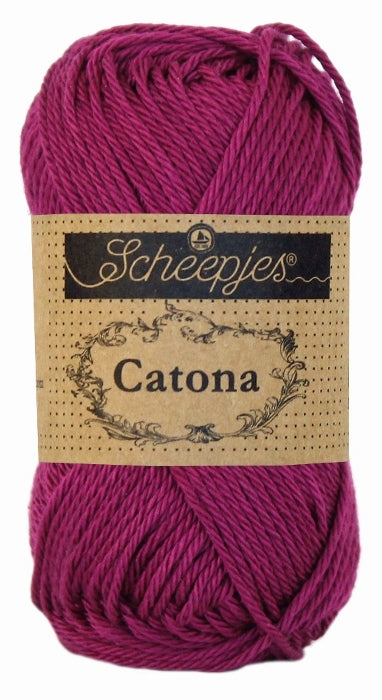 Scheepjes Catona Tyrian Purple 50g (128)