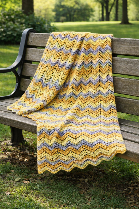 Linello Sjaal (Haakpatroon)